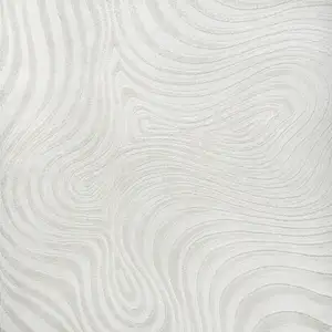 Photo of 6' Cream And Ivory Square Abstract Indoor Outdoor Area Rug