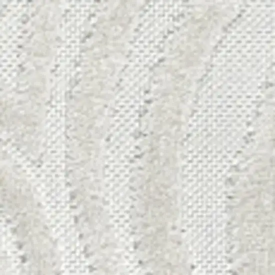 7' Cream And Ivory Square Abstract Indoor Outdoor Area Rug Photo 3