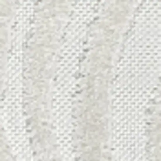 9' Cream And Ivory Square Abstract Indoor Outdoor Area Rug Photo 2