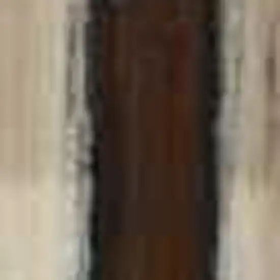 8' Cream Botanical Leaves Hand Carved Handmade Runner Rug Photo 7