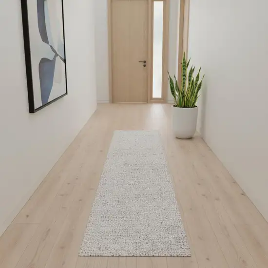 10' Cream Runner Rug Photo 2