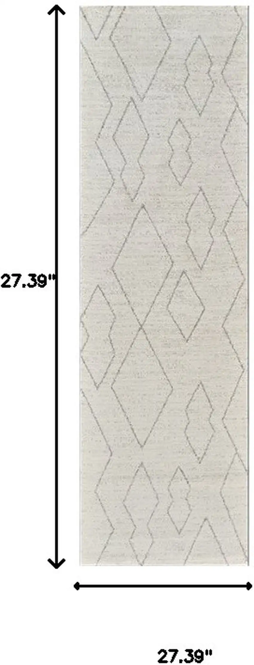 8' Cream and Beige Abstract Distressed Area Rug Photo 3