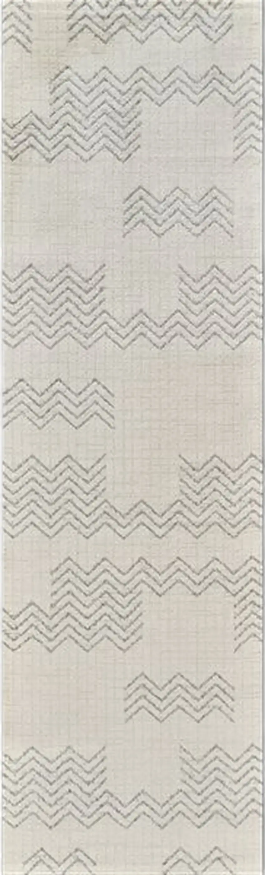 8' Cream and Beige Abstract Distressed Area Rug Photo 2