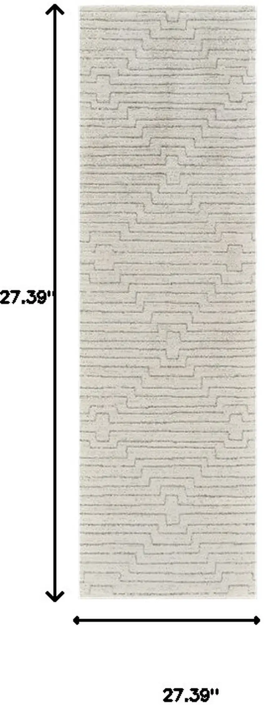 8' Cream and Beige Abstract Distressed Area Rug Photo 3