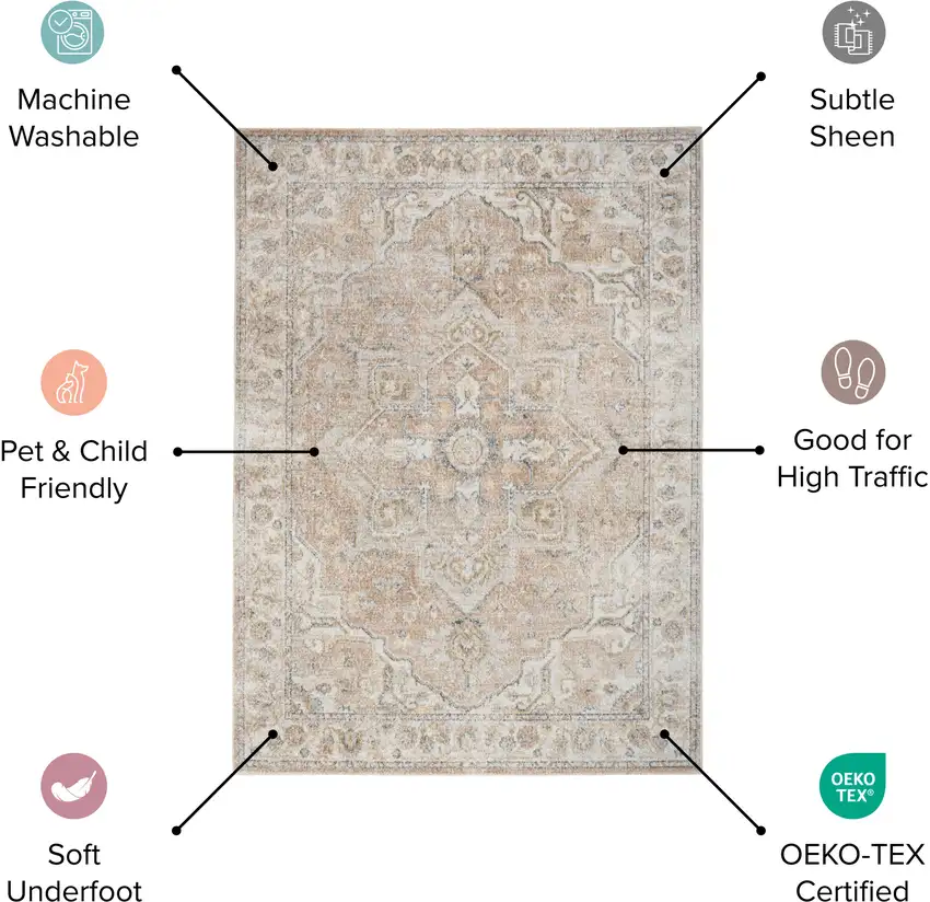 6' Dark Blue And Ivory Floral Distressed Runner Rug Photo 7