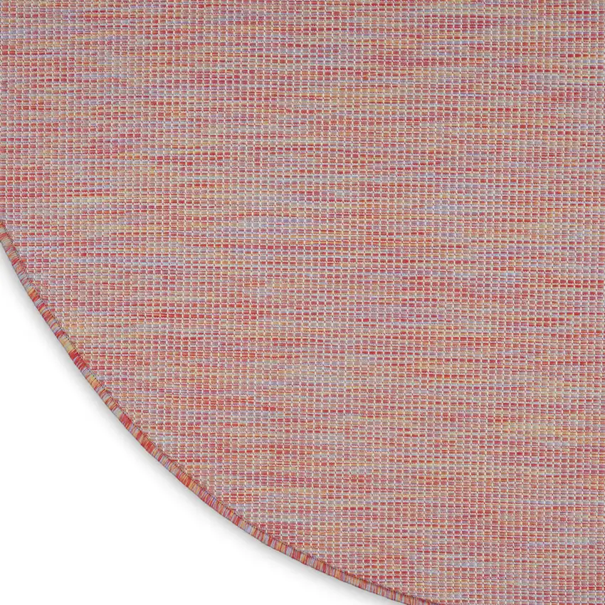 8' Rainbow Round Indoor Outdoor Area Rug Photo 4