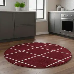 Photo of 5' Diamond Round Rug