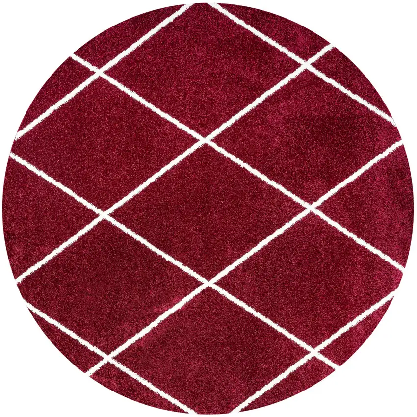 5' Diamond Round Rug Photo 2
