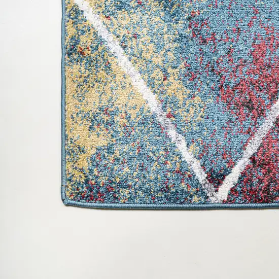 5' Diamond Round Rug Photo 9