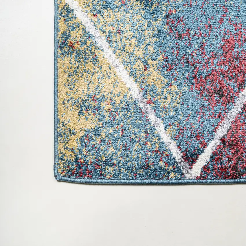 5' Diamond Round Rug Photo 9