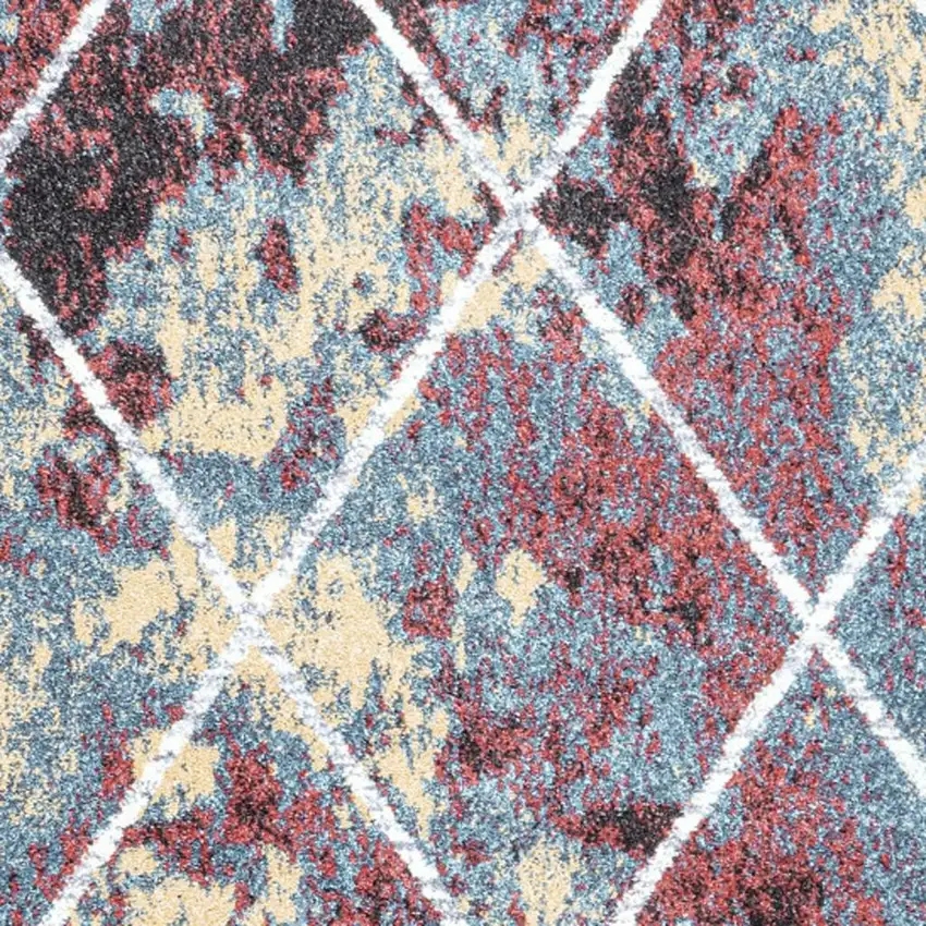 5' Diamond Round Rug Photo 3