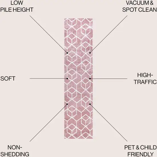 8' Diamond Runner Rug Photo 7