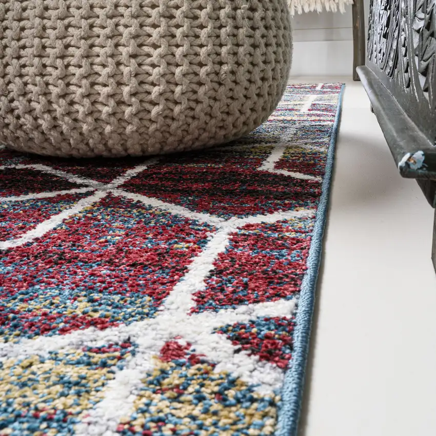 8' Diamond Runner Rug Photo 8