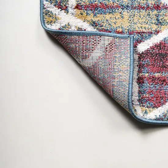 8' Diamond Runner Rug Photo 9