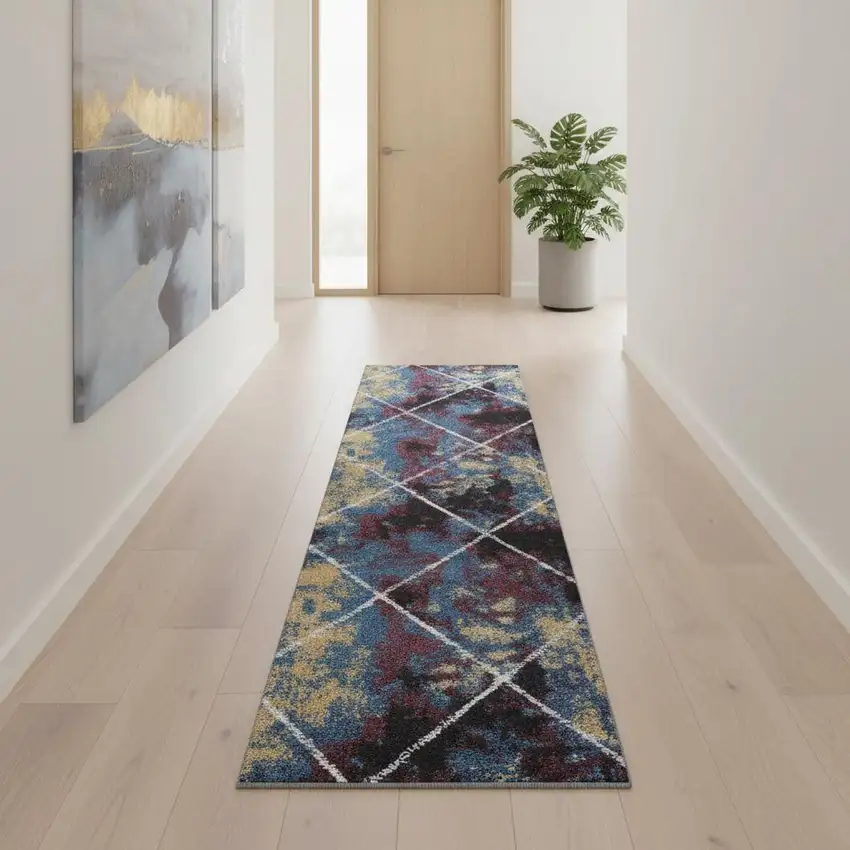 10' Diamond Runner Rug Photo 1