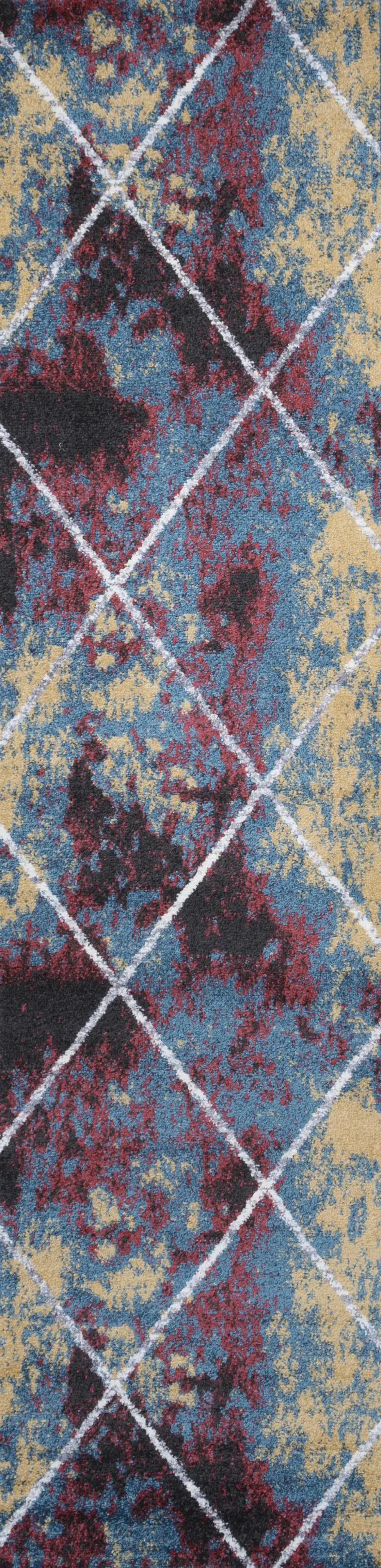 8' Diamond Runner Rug Photo 3