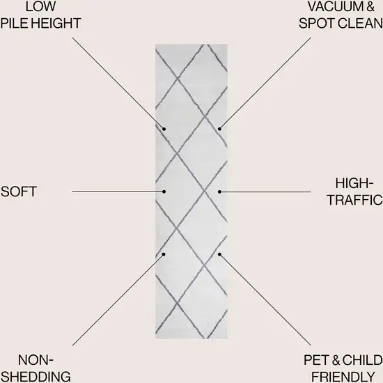 10' Diamond Runner Rug Photo 6