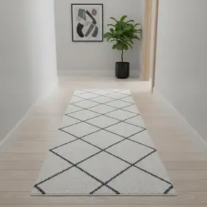 Photo of 10' Diamond Runner Rug