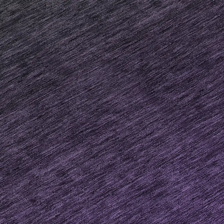 8' Eggplant Purple And Charcoal Round Abstract Washable Indoor Outdoor Area Rug Photo 8