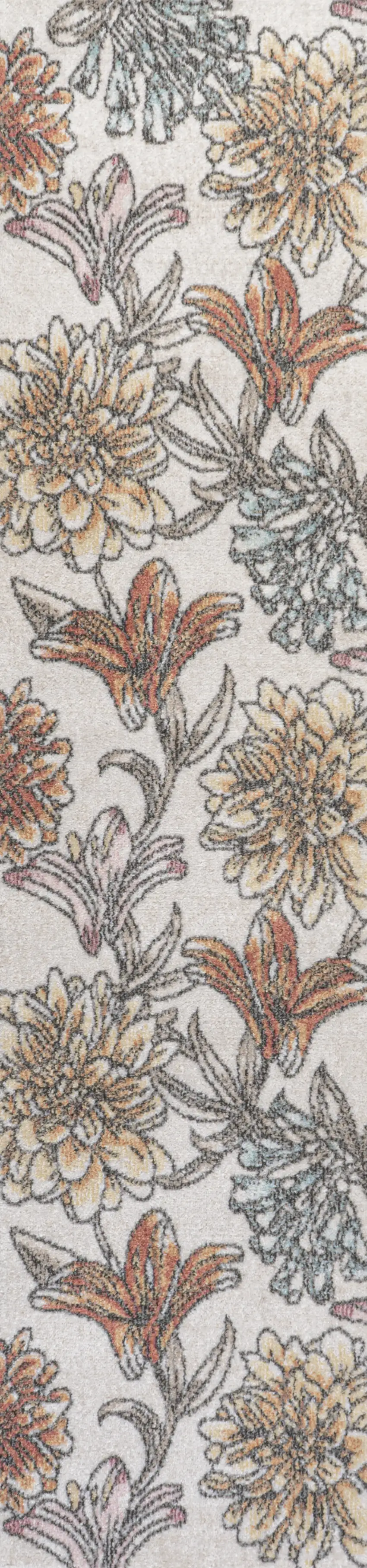 8' Floral Runner Rug Photo 2