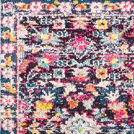 8' Floral Runner Rug Photo 3