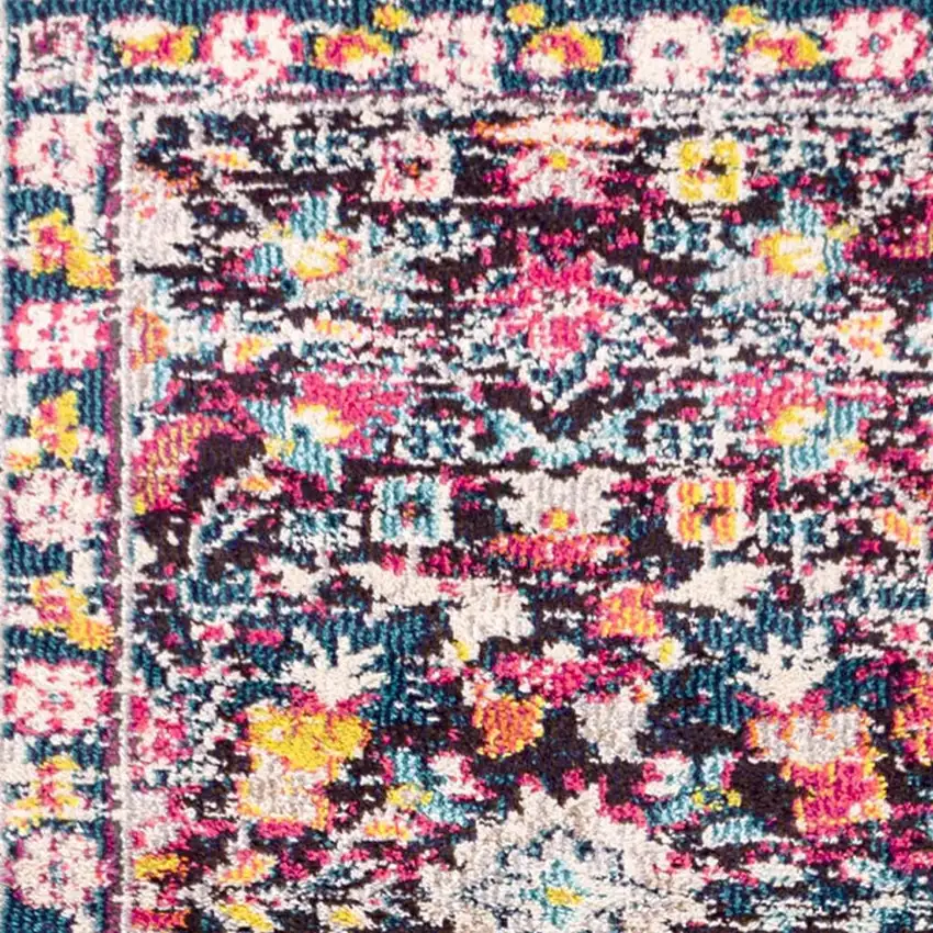 8' Floral Runner Rug Photo 3
