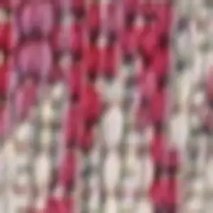 Photo of 10' Fuchsia And Light Gray Floral Indoor Outdoor Runner Rug