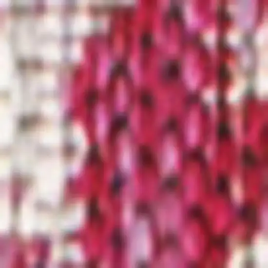 8' Fuchsia And Light Gray Medallion Indoor Outdoor Runner Rug Photo 2