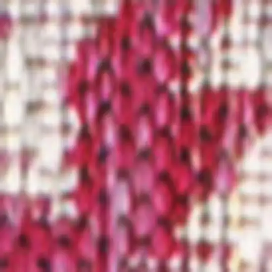 8' Fuchsia And Light Gray Medallion Indoor Outdoor Runner Rug Photo 3