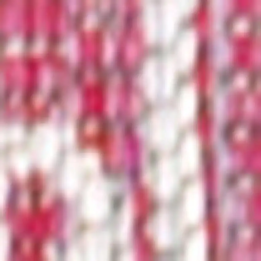 10' Fuchsia And Light Gray Medallion Indoor Outdoor Runner Rug Photo 2