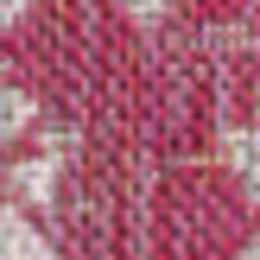 5' Fuchsia And Light Gray Square Trellis Indoor Outdoor Area Rug Photo 2