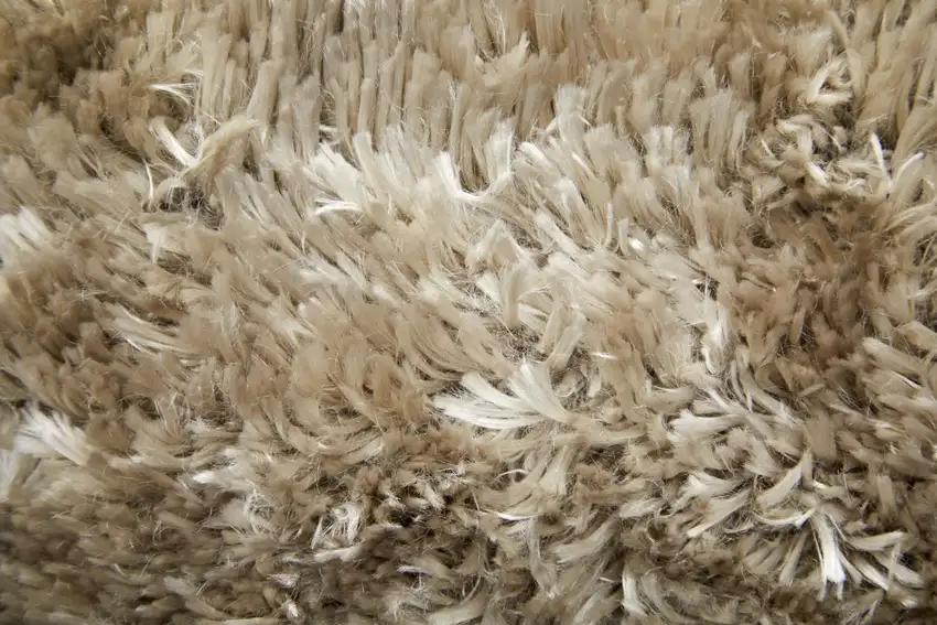 10' Gold And Green Shag Hand Tufted Area Rug Photo 5