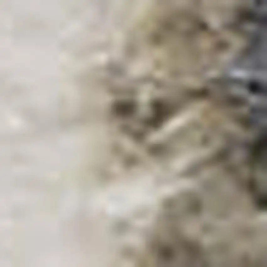 6' Gold Black And Gray Floral Distressed Runner Rug Photo 3
