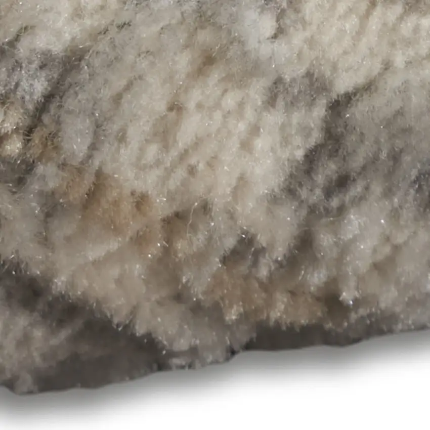 7' Gray Abstract Runner Rug Photo 6