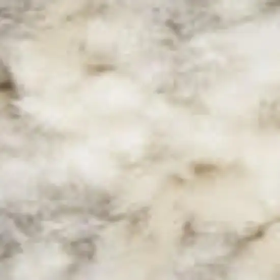 7' Gray Abstract Runner Rug Photo 2