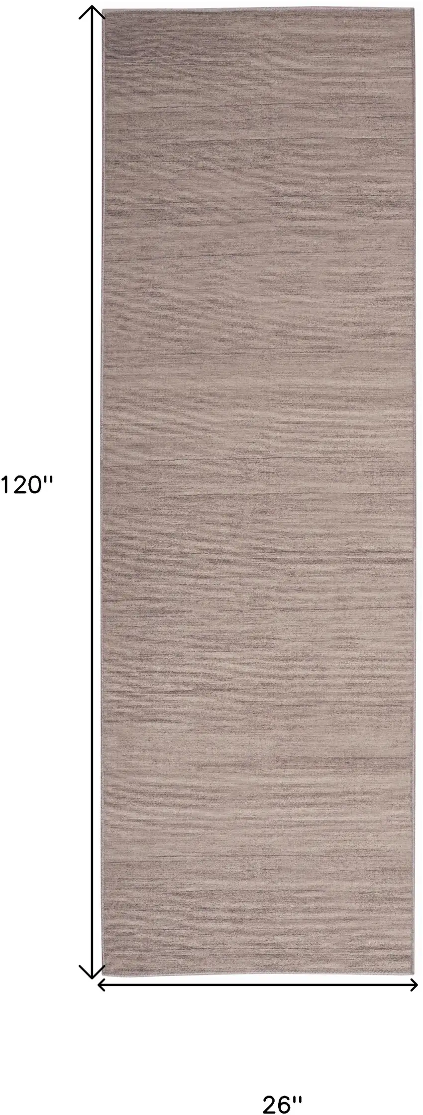 10' Gray Abstract Washable Runner Rug Photo 3