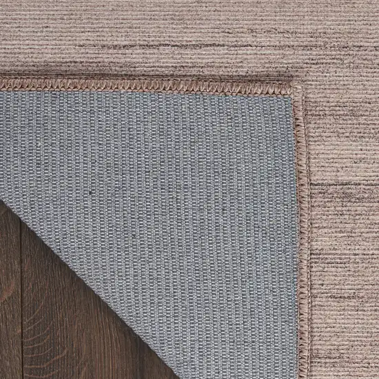 10' Gray Abstract Washable Runner Rug Photo 9