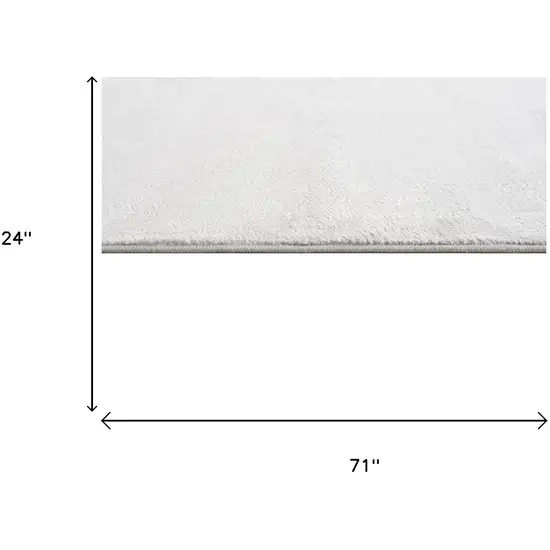 6' Gray And Beige Abstract Area Rug Photo 5