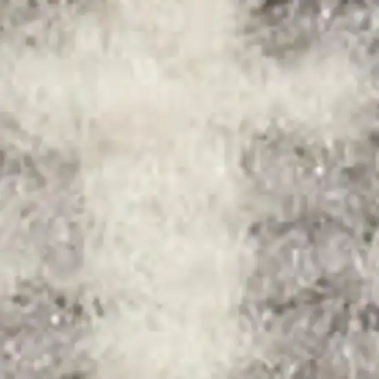 6' Gray And Ivory Moroccan Runner Rug Photo 3