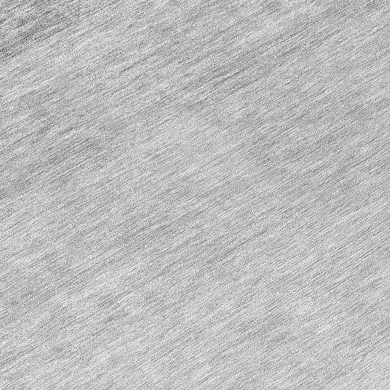 8' Gray And Light Gray Round Ombre Washable Indoor Outdoor Area Rug Photo 8
