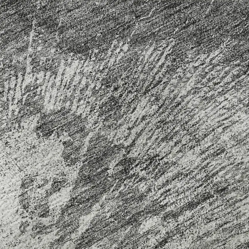 8' Gray And Silver Abstract Washable Round Rug With UV Protection Photo 8