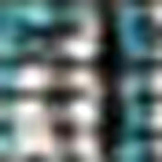 8' Gray And Teal Blue Medallion Indoor Outdoor Runner Rug Photo 3