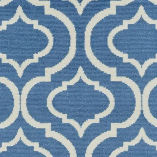 7' Gray Moroccan Power Loom Runner Rug Photo 3