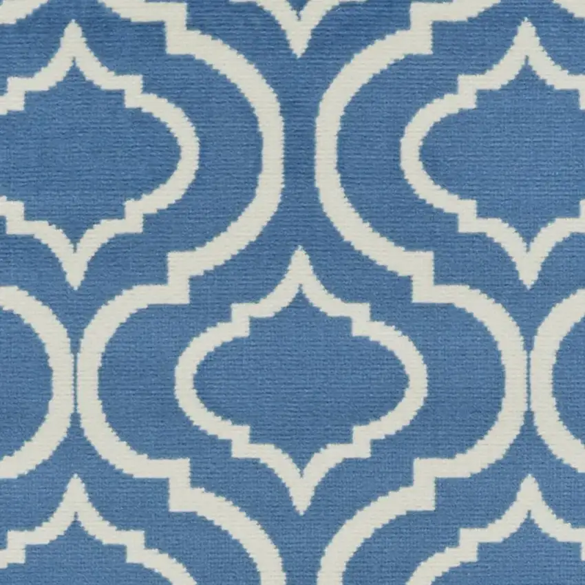 7' Gray Moroccan Power Loom Runner Rug Photo 3