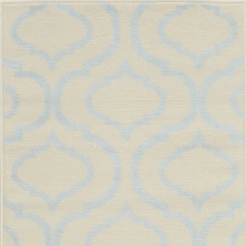 7' Gray Moroccan Power Loom Runner Rug Photo 8