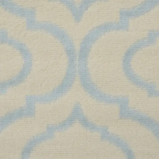 7' Gray Moroccan Power Loom Runner Rug Photo 6
