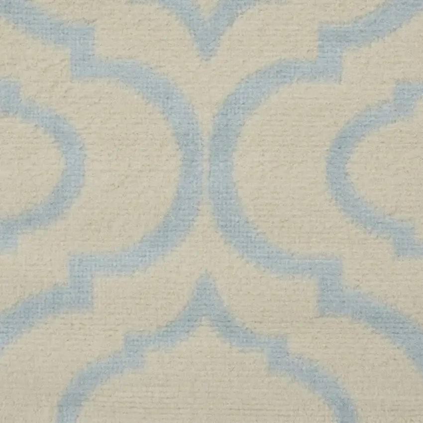 7' Gray Moroccan Power Loom Runner Rug Photo 6