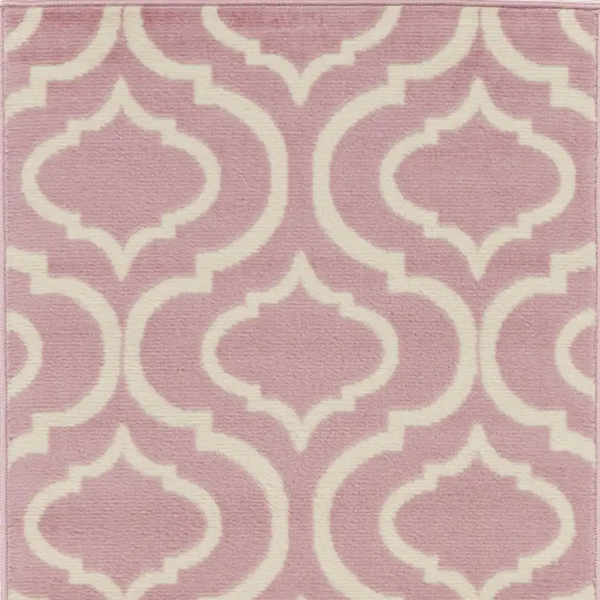 7' Gray Moroccan Power Loom Runner Rug Photo 9