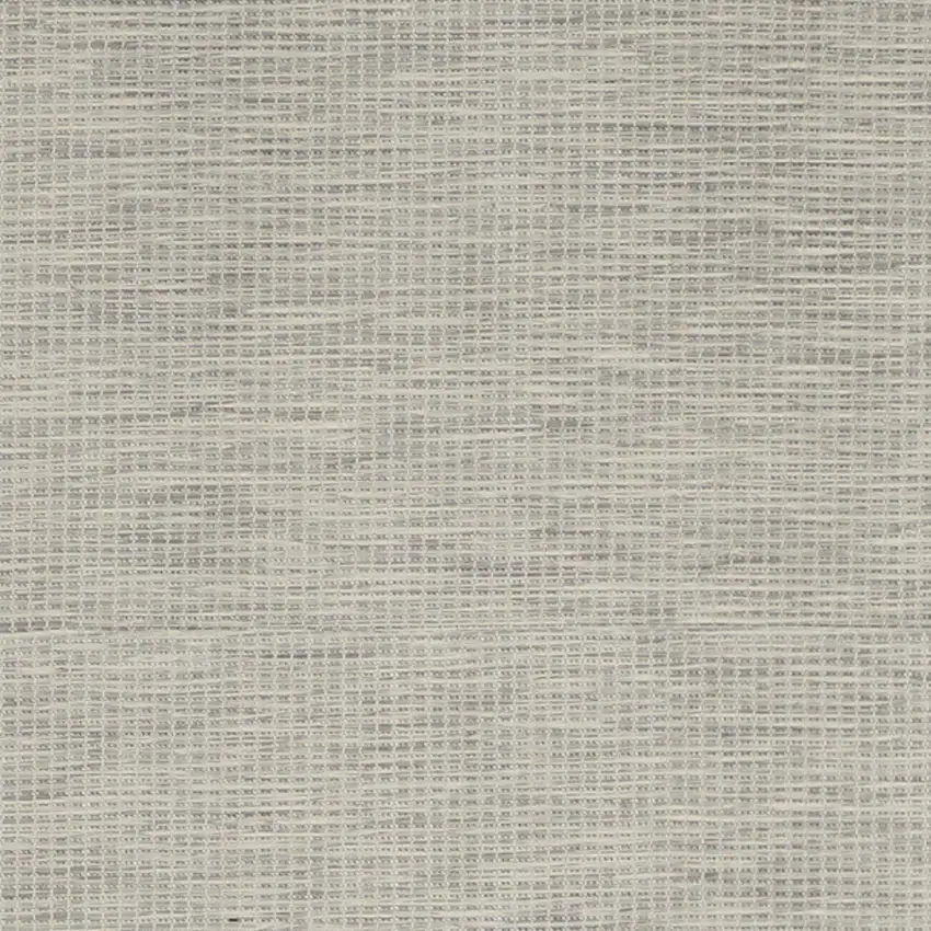 8' Gray Power Loom Runner Rug Photo 7