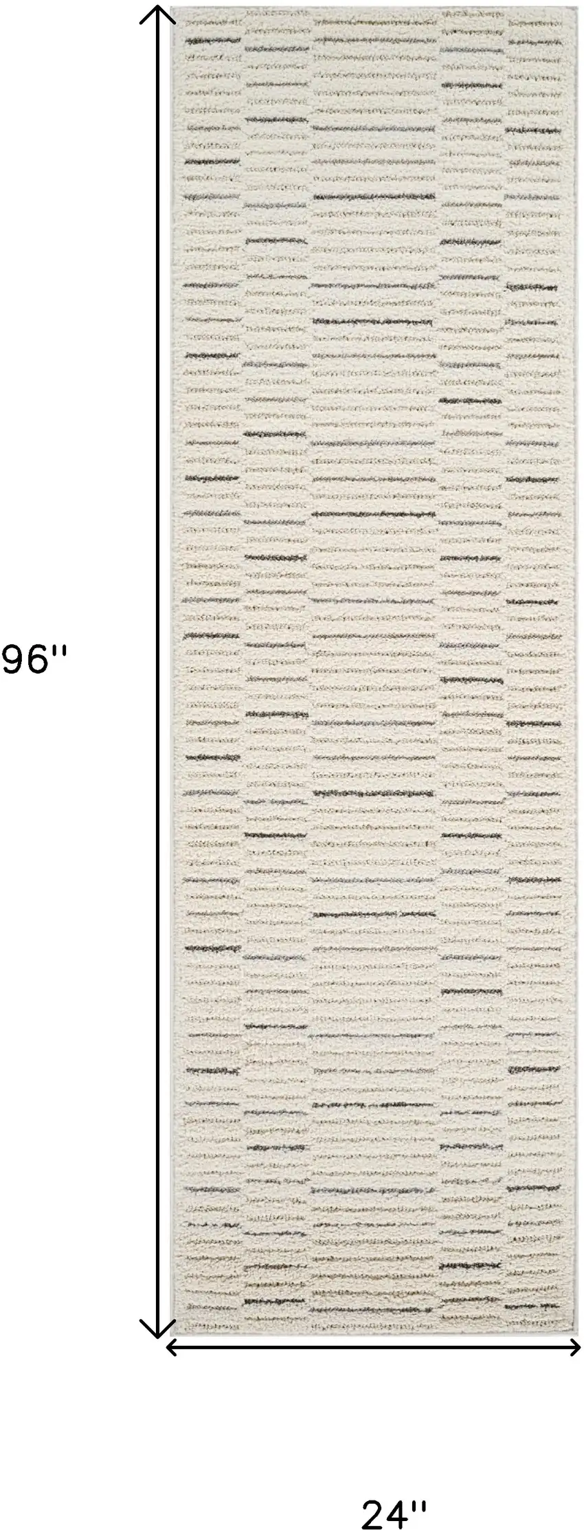 8' Gray and Cream Abstract Distressed Area Rug Photo 7